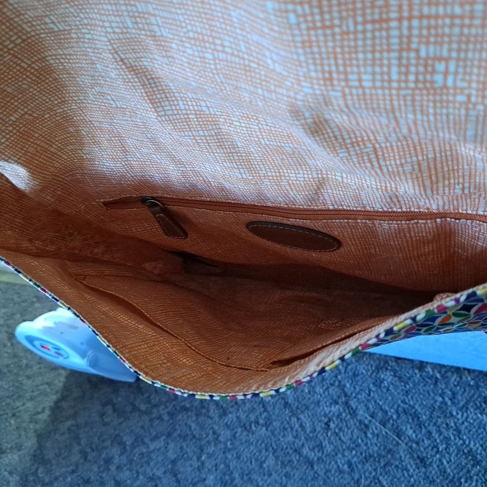 FOSSIL Multi-Color Crossbody Geometric Purse - Picture 5 of 9